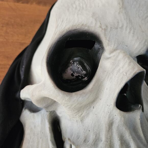 Skull Hooded Cape Mask Adult Halloween The Paper Magic Group 1996 - Picture 3 of 8